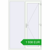 Pricing Entrance doors 1600x2390 mm DOOR KORSA ENERGY-SAVING REHAU SYNEGO RAL 9016 Traffic white two-sided. Price: 1 938.21 EUR