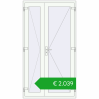Pricing Entrance doors 1200x2200 mm DOOR KORSA OPTIMUM REHAU BRILLANT RAL 9016 Traffic white two-sided. Price: 2038,51 €