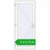 Pricing Entrance doors 900x2100 mm DOOR KORSA OPTIMUM REHAU BRILLANT RAL 9016 Traffic white two-sided. Price: 5 411.65 PLN