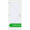 Pricing Entrance doors 900x2100 mm DOOR KORSA OPTIMUM REHAU BRILLANT RAL 9016 Traffic white two-sided. Price: 2 953.58 PLN