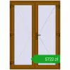 Ustalenie cen Drzwi zewnętrzne 1500x2050 mm DOOR KORSA OPTIMUM REHAU BRILLANT GOLDEN OAK dwustronny. Cena: 5722,19 zł
