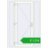 Ustalenie cen Drzwi zewnętrzne 1400x2010 mm DOOR KORSA OPTIMUM REHAU BRILLANT RAL 9016 Traffic white dwustronny. Cena: 1352,51 €