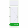 Pricing Entrance doors 900x2600 mm DOOR KORSA ENERGY-SAVING REHAU SYNEGO RAL 9016 Traffic white two-sided. Price: 1019,52 €