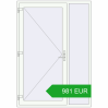 Ustalenie cen Drzwi zewnętrzne 1480x2120 mm DOOR KORSA OPTIMUM REHAU BRILLANT RAL 9016 Traffic white dwustronny. Cena: 980.67 EUR