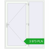 Ustalenie cen Drzwi zewnętrzne 1800x2200 mm DOOR KORSA OPTIMUM REHAU BRILLANT RAL 9016 Traffic white dwustronny. Cena: 3972,65 zł