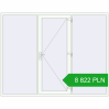 Pricing Entrance doors 2700x2100 mm DOOR KORSA ENERGY-SAVING REHAU SYNEGO RAL 9016 Traffic white two-sided. Price: 8 821.8 PLN