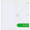 Pricing Entrance doors 2000x2100 mm DOOR KORSA ENERGY-SAVING REHAU SYNEGO RAL 9016 Traffic white two-sided. Price: 1614,47 €