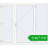 Pricing Entrance doors 2500x2213 mm DOOR KORSA ALU STANDARD 72 RAL 9016 Traffic white two-sided. Price: 11 626.64 PLN
