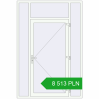 Pricing Entrance doors 1650x2460 mm DOOR KORSA OPTIMUM REHAU BRILLANT RAL 9016 Traffic white two-sided. Price: 8 512.87 PLN