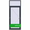Pricing Entrance doors 1000x2500 mm DOOR KORSA ENERGY-SAVING REHAU SYNEGO ANTHRACITE_GREY_STRUKTURAL two-sided. Price: 4970,39 zł