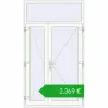 Ustalenie cen Drzwi zewnętrzne 1300x2300 mm DOOR ALU STANDARD 72 RAL 9016 Traffic white dwustronny. Cena: 2368,66 €