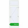 Pricing Entrance doors 900x2600 mm DOOR KORSA ALU STANDARD 72 RAL 9016 Traffic white two-sided. Price: 4761,64 zł