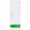 Pricing Entrance doors 800x2250 mm DOOR ENERGY-SAVING REHAU SYNEGO RAL 9016 Traffic white two-sided. Price: 1081,11 €