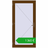 Ustalenie cen Drzwi zewnętrzne 1100x2200 mm DOOR KORSA ENERGY-SAVING REHAU SYNEGO WALNUT dwustronny. Cena: 1364,75 €
