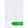 Pricing Entrance doors 1700x2600 mm DOOR KORSA OPTIMUM REHAU BRILLANT RAL 9016 Traffic white two-sided. Price: 1331,61 €