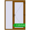 Pricing Entrance doors 1400x2000 mm DOOR KORSA OPTIMUM REHAU BRILLANT GOLDEN OAK external. Price: 7 276.21 PLN