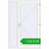 Pricing Entrance doors 1400x2100 mm DOOR KORSA OPTIMUM REHAU BRILLANT RAL 9016 Traffic white two-sided. Price: 1 241.72 EUR