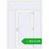 Pricing Entrance doors 1800x2500 mm DOOR KORSA OPTIMUM REHAU BRILLANT RAL 9016 Traffic white two-sided. Price: 1 359.06 EUR