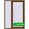 Pricing Entrance doors 1500x2100 mm DOOR KORSA ENERGY-SAVING REHAU SYNEGO WALNUT two-sided. Price: 6 832.31 PLN