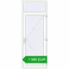 Pricing Entrance doors 980x2650 mm DOOR KORSA OPTIMUM REHAU BRILLANT RAL 9016 Traffic white two-sided. Price: 1 085.24 EUR