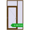 Pricing Entrance doors 1400x2500 mm DOOR KORSA OPTIMUM REHAU BRILLANT WALNUT two-sided. Price: 8 358.15 PLN