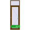 Pricing Entrance doors 800x2450 mm DOOR KORSA OPTIMUM REHAU BRILLANT WALNUT two-sided. Price: 801,84 €