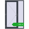 Ustalenie cen Drzwi zewnętrzne 1400x2100 mm DOOR KORSA ENERGY-SAVING REHAU SYNEGO ANTHRACITE_GREY_STRUKTURAL dwustronny. Cena: 1381,89 €