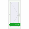 Pricing Entrance doors 820x2000 mm DOOR KORSA OPTIMUM REHAU BRILLANT RAL 9016 Traffic white two-sided. Price: 920,76 €