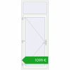 Pricing Entrance doors 1000x2600 mm DOOR KORSA OPTIMUM REHAU BRILLANT RAL 9016 Traffic white two-sided. Price: 1099,10 €