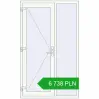 Pricing Entrance doors 1200x2000 mm DOOR KORSA ALU STANDARD 72 RAL 9016 Traffic white two-sided. Price: 6 737.53 PLN