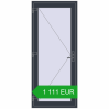 Pricing Entrance doors 900x2100 mm DOOR KORSA OPTIMUM REHAU BRILLANT ANTHRACITE_GREY_STRUKTURAL two-sided. Price: 1 110.9 EUR