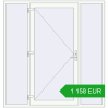 Pricing Entrance doors 2000x2095 mm DOOR KORSA OPTIMUM REHAU BRILLANT RAL 9016 Traffic white two-sided. Price: 1 158.27 EUR