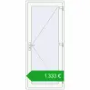 Ustalenie cen Drzwi zewnętrzne 900x2100 mm DOOR ALU STANDARD 72 RAL 9016 Traffic white dwustronny. Cena: 1332,79 €