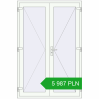 Pricing Entrance doors 1400x2100 mm DOOR KORSA ALU STANDARD 72 RAL 9016 Traffic white two-sided. Price: 5 987.4 PLN