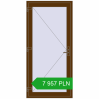 Pricing Entrance doors 1000x2100 mm DOOR KORSA ENERGY-SAVING REHAU SYNEGO WALNUT two-sided. Price: 7 957.32 PLN