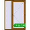 Pricing Entrance doors 1500x2100 mm DOOR KORSA ENERGY-SAVING REHAU SYNEGO GOLDEN OAK two-sided. Price: 1 763.37 EUR