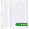 Pricing Entrance doors 2100x2300 mm DOOR ENERGY-SAVING REHAU SYNEGO RAL 9016 Traffic white two-sided. Price: 9052,61 zł