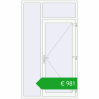 Pricing Entrance doors 1400x2450 mm DOOR KORSA OPTIMUM REHAU BRILLANT RAL 9016 Traffic white two-sided. Price: 1308,07 €