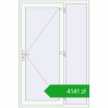 Pricing Entrance doors 1400x2100 mm DOOR OPTIMUM REHAU BRILLANT RAL 9016 Traffic white two-sided. Price: 4141,18 zł