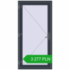 Ustalenie cen Drzwi zewnętrzne 980x1970 mm DOOR KORSA OPTIMUM REHAU BRILLANT ANTHRACITE_GREY_STRUKTURAL dwustronny. Cena: 3 276.69 PLN