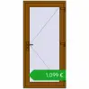 Ustalenie cen Drzwi zewnętrzne 900x1850 mm DOOR OPTIMUM REHAU BRILLANT GOLDEN OAK dwustronny. Cena: 1099,31 €