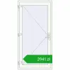 Ustalenie cen Drzwi zewnętrzne 1000x2000 mm DOOR OPTIMUM REHAU BRILLANT RAL 9016 Traffic white dwustronny. Cena: 3940,55 zł