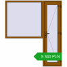 Pricing Entrance doors 1800x2100 mm DOOR KORSA OPTIMUM REHAU BRILLANT GOLDEN OAK two-sided. Price: 5 340.01 PLN