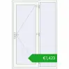Pricing Entrance doors 1400x2100 mm DOOR ALU STANDARD 72 RAL 9016 Traffic white two-sided. Price: 1422,92 €
