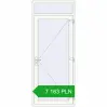 Pricing Entrance doors 1000x2490 mm DOOR KORSA ALU STANDARD 72 RAL 9016 Traffic white two-sided. Price: 7 163.41 PLN