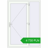 Pricing Entrance doors 1430x2050 mm DOOR KORSA OPTIMUM REHAU BRILLANT RAL 9016 Traffic white two-sided. Price: 4 730.24 PLN