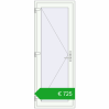 Ustalenie cen Drzwi zewnętrzne 800x2100 mm DOOR KORSA OPTIMUM REHAU BRILLANT RAL 9016 Traffic white dwustronny. Cena: 810,68 €