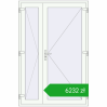 Pricing Entrance doors 1400x2100 mm DOOR OPTIMUM REHAU BRILLANT RAL 9016 Traffic white two-sided. Price: 6231,72 zł