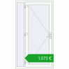 Ustalenie cen Drzwi zewnętrzne 1180x2100 mm DOOR KORSA OPTIMUM REHAU BRILLANT RAL 9016 Traffic white dwustronny. Cena: 1073,05 €