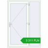 Ustalenie cen Drzwi zewnętrzne 1430x2050 mm DOOR KORSA OPTIMUM REHAU BRILLANT RAL 9016 Traffic white dwustronny. Cena: 3 311.17 PLN